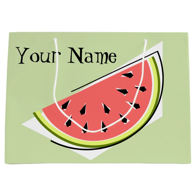 Watermelon Grönt Slice Namn (Framsidan)