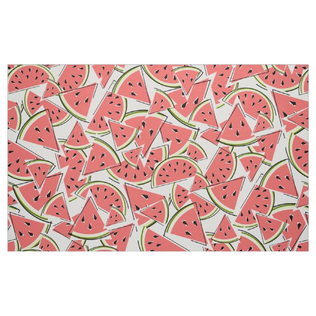 Watermelon-Grönten stor Tyg (Fat Quarter)