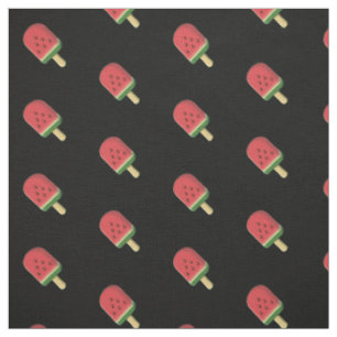 Watermelon Ice Cream Stick Mönster Tyg