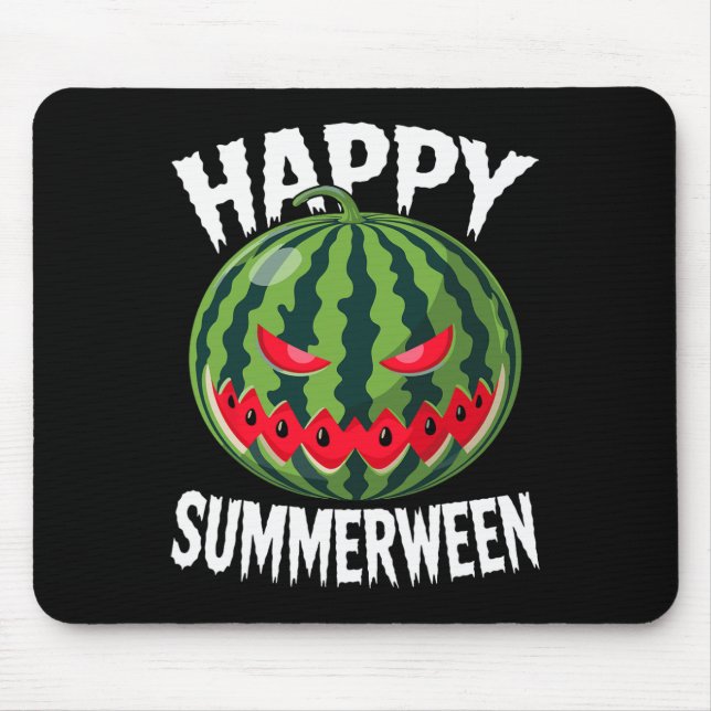 Watermelon Jackolantern Summer Halloween Lycklig S Musmatta (Framsidan)