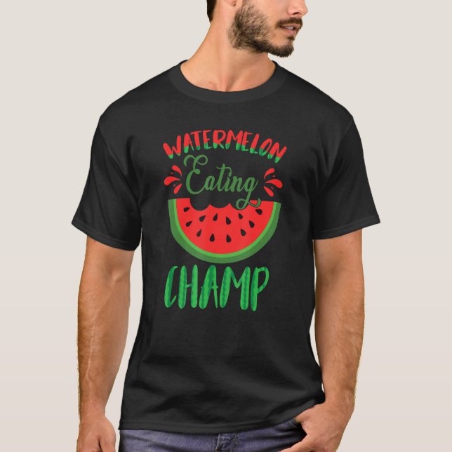 Watermelon Joke Fruits Melon Watermelon T Shirt (Framsida)