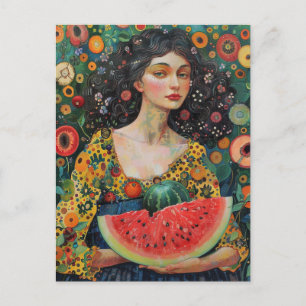 Watermelon Joy Vykort