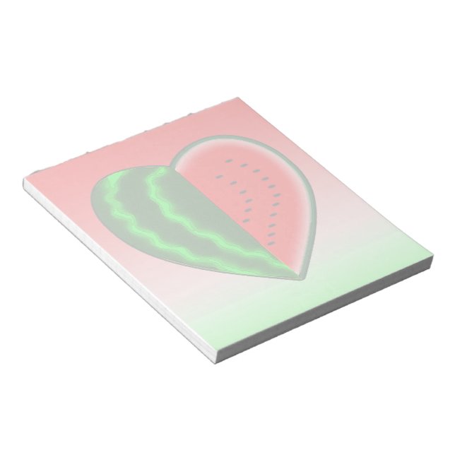 Watermelon Kärlek Anteckningsblock (Vinklad)