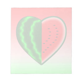 Watermelon Kärlek Anteckningsblock