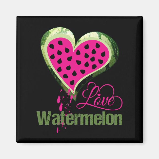 Watermelon Kärlek Magnet (Framsidan)