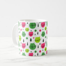 Watermelon kattunge kaffemugg