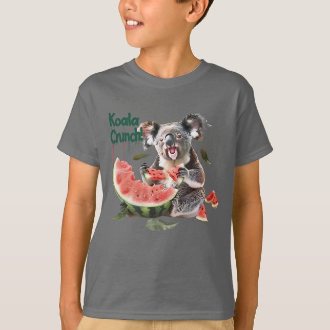 Watermelon Koala Bear T Shirt (Framsida)