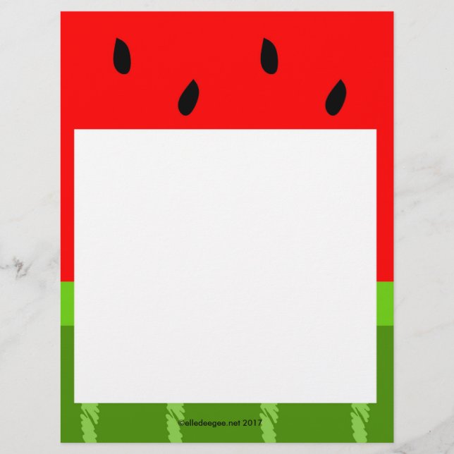 Watermelon Letterhead (Framsida)