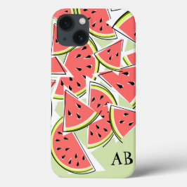 Watermelon "Monogram" grönt iPad-lodrät