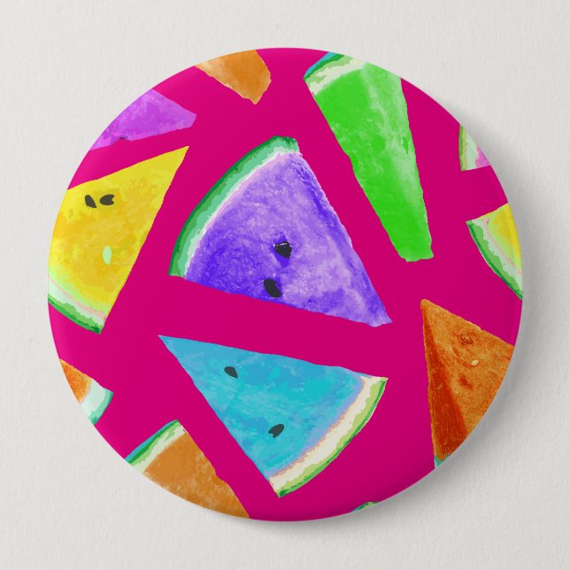 Watermelon Mönster Creation 9 Knapp (Framsida)