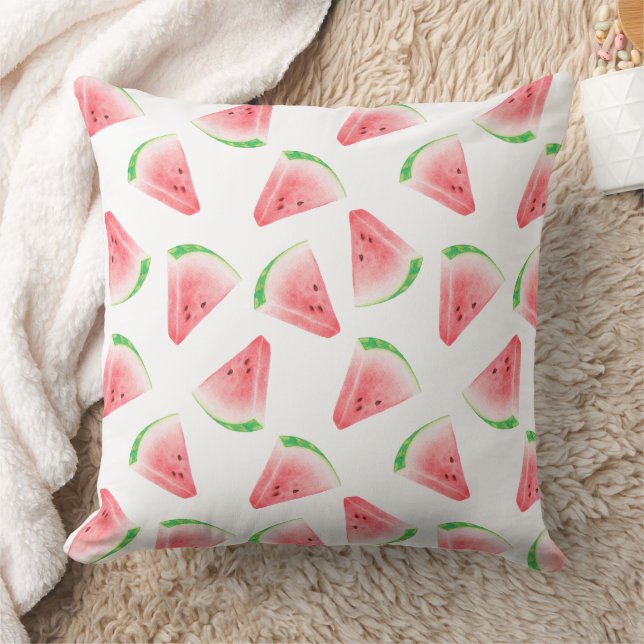 Watermelon Mönster Dekorativ kudde (Filt)