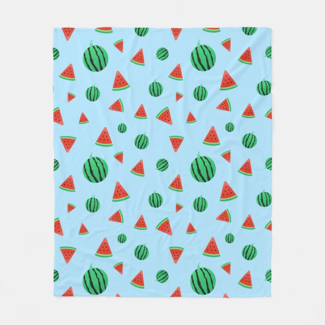Watermelon Mönster Fleecefilt (Framsidan)
