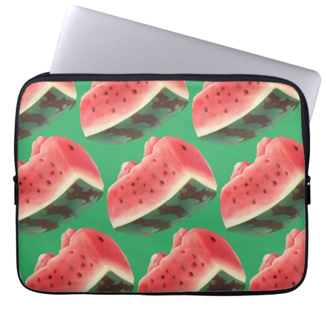 Watermelon Mönster Laptop Fodral (Framsidan)
