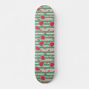 Watermelon Mönster Mini Skateboard Bräda 18,5 Cm