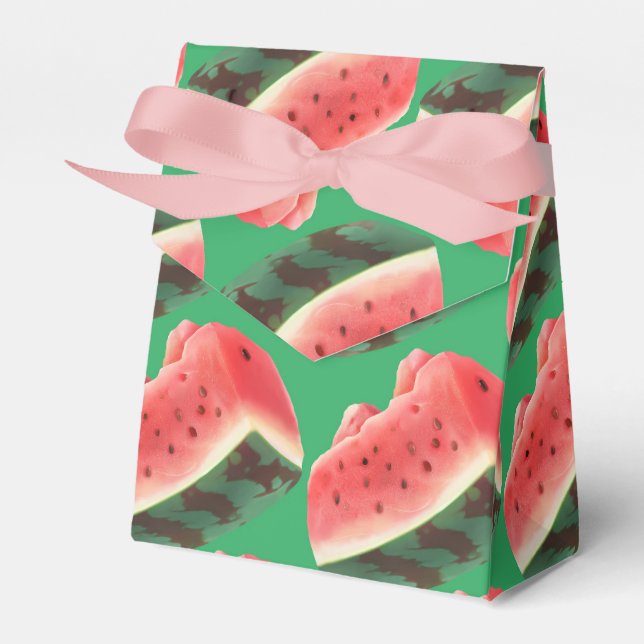 Watermelon Mönster Presentaskar (Framsidan Sidan)