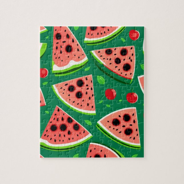 Watermelon Mönster Pussel (Vertikal)