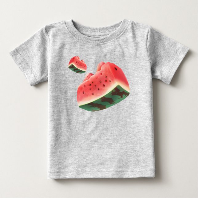 Watermelon Mönster T Shirt (Framsida)