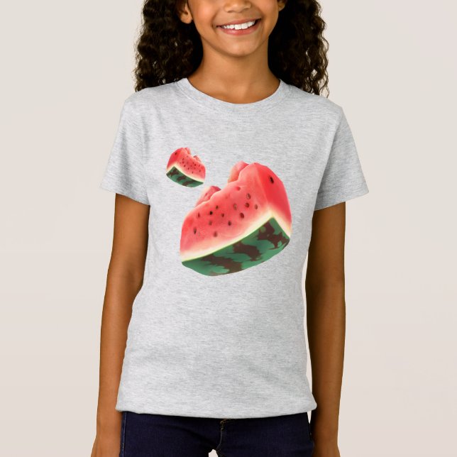 Watermelon Mönster T Shirt (Framsida)