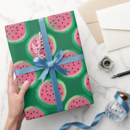 Watermelon Mönster Wrapping Papper Presentpapper