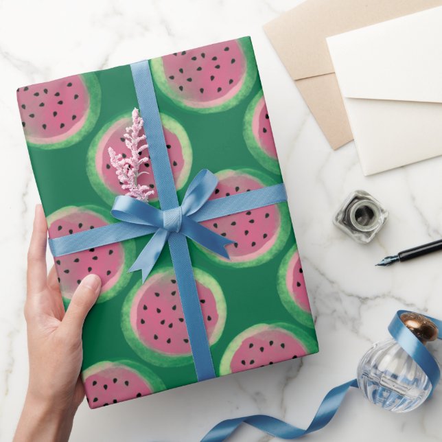 Watermelon Mönster Wrapping Papper Presentpapper (Gifting)