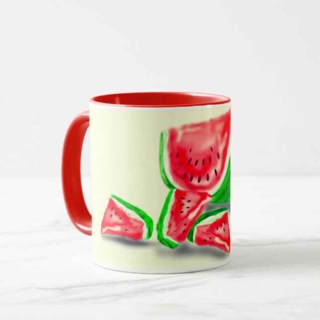 Watermelon Mugg - Roligt (Framsida vänster)