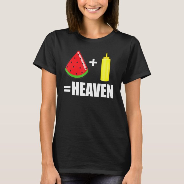 Watermelon Mustard Challenge Tik 1 T Shirt (Framsida)