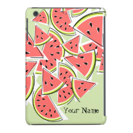 Watermelon "Namn" grönt iPad Mini fodral
