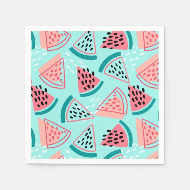 Watermelon Napkins Pappersservett (Framsidan)