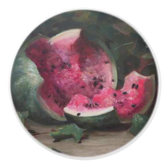 Watermelon Oljemålning Charles Ethan Porter Knopp (Framsidan)