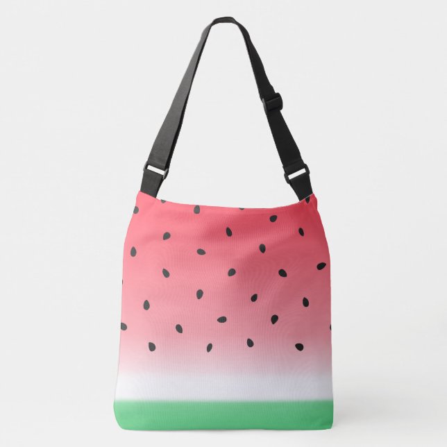 Watermelon Ombre Rand Axelväska (Framsida)