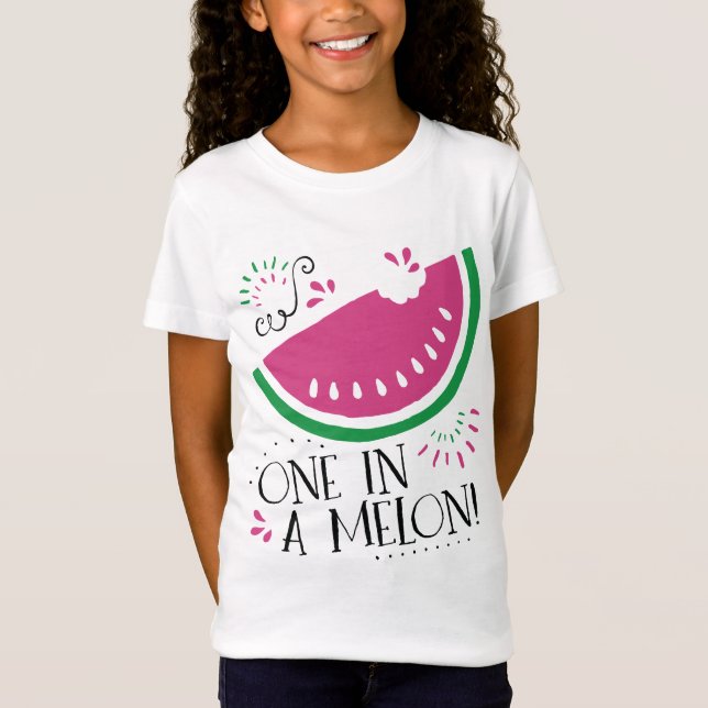 Watermelon One i en Melon T-shirt (Framsida)