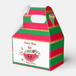 Watermelon One i Melon Girl's First Birthday Presentaskar