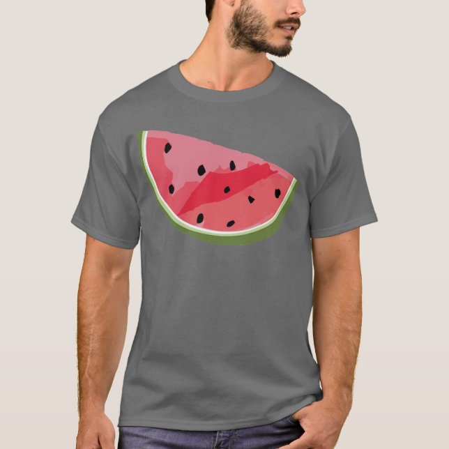 Watermelon Palestine Flag Map of Palestine friend  T Shirt (Framsida)