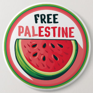 Watermelon Palestine Free Colorfull Knapp