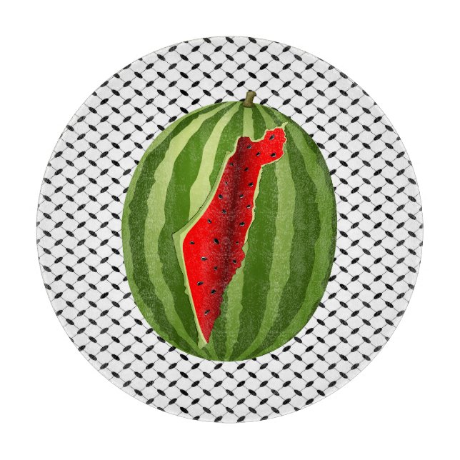 Watermelon Palestine Karta Slice (Framsidan)