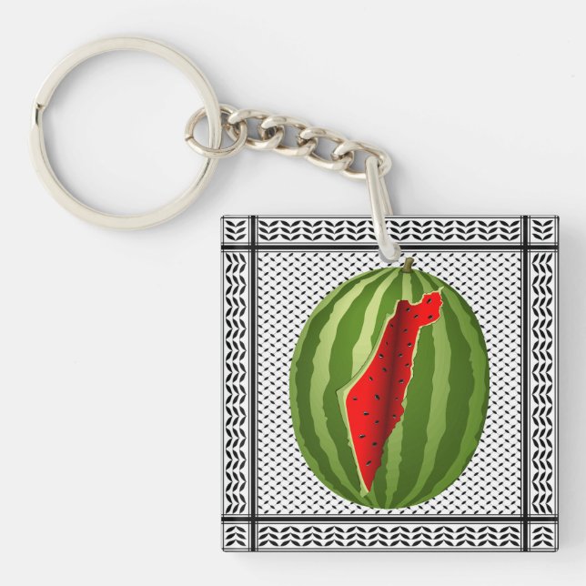 Watermelon Palestine Karta Slice (Framsidan)