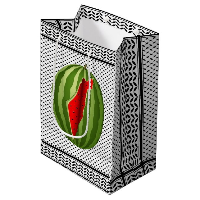 Watermelon Palestine Karta Slice (Framsidan Vinklad)