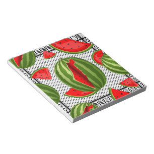 Watermelon Palestine Karta Slice Anteckningsblock