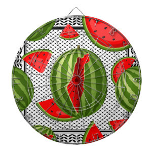 Watermelon Palestine Karta Slice Darttavla