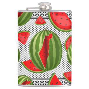 Watermelon Palestine Karta Slice Fickplunta