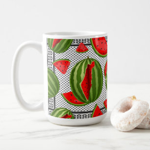Watermelon Palestine Karta Slice Kaffemugg