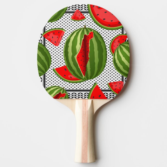 Watermelon Palestine Karta Slice Pingisracket (Framsidan)