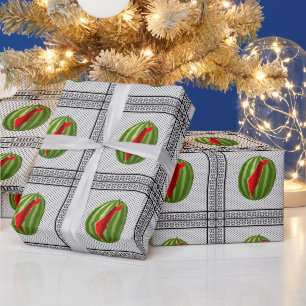 Watermelon Palestine Karta Slice Presentpapper