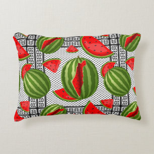 Watermelon Palestine Karta Slice Prydnadskudde