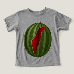 Watermelon Palestine Karta Slice T Shirt