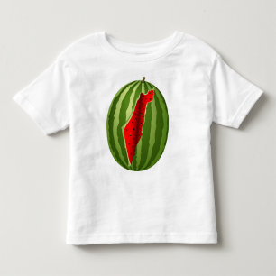 Watermelon Palestine Karta Slice T Shirt