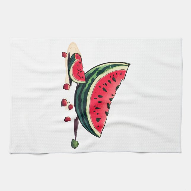Watermelon Palestine Kökshandduk (Horisontell)