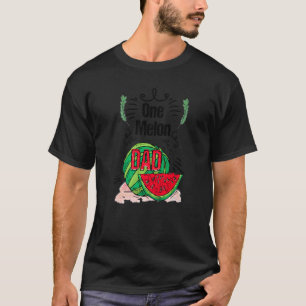 Watermelon Pappa Sommar Melon Fruit Fars dag T Shirt