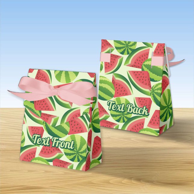 Watermelon Patern Favor Box Presentaskar (Skapare uppladdad)