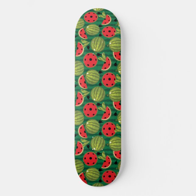 🍉 Watermelon 🍉 pickleball Mini Skateboard Bräda 18,5 Cm (Framsida)